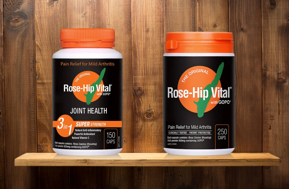 What’s the Difference Between Rose-Hip Vital® Joint Health 150 and 250 Capsules?